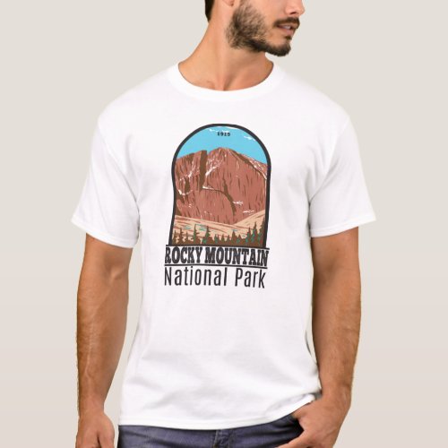 Rocky Mountain National Park Colorado Longs Peak  T_Shirt