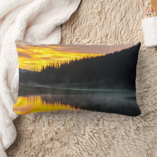 Rocky Mountain National Park Colorado Lumbar Pillow
