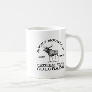 Rocky Mountain National Park Colorado Moose Hike O Coffee Mug