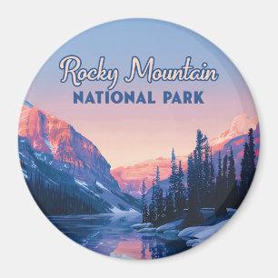 Rocky Mountain National Park Colorado Mountains Magnet