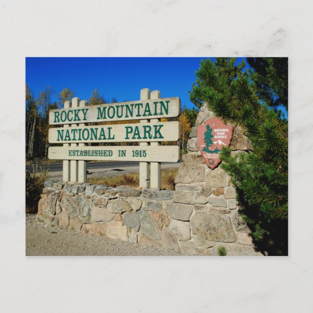 Rocky Mountain National Park, Colorado Postcard (Front)