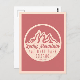 Rocky Mountain National Park Colorado Postcard