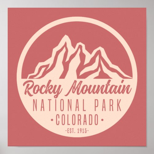 Rocky Mountain National Park Colorado Poster