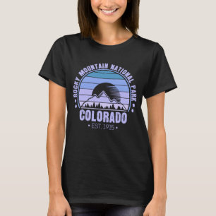 Rocky Mountain National Park Colorado Retro T-Shirt