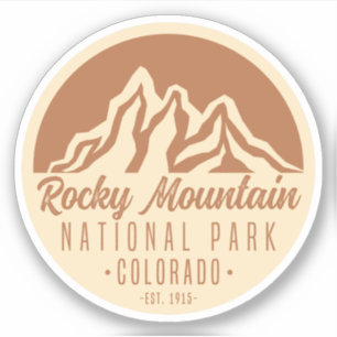 Rocky Mountain National Park Colorado Sticker