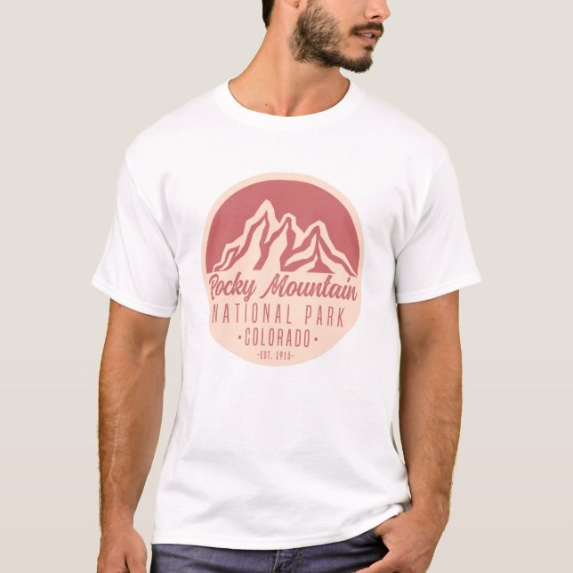 Rocky Mountain National Park Colorado T-Shirt (Front)