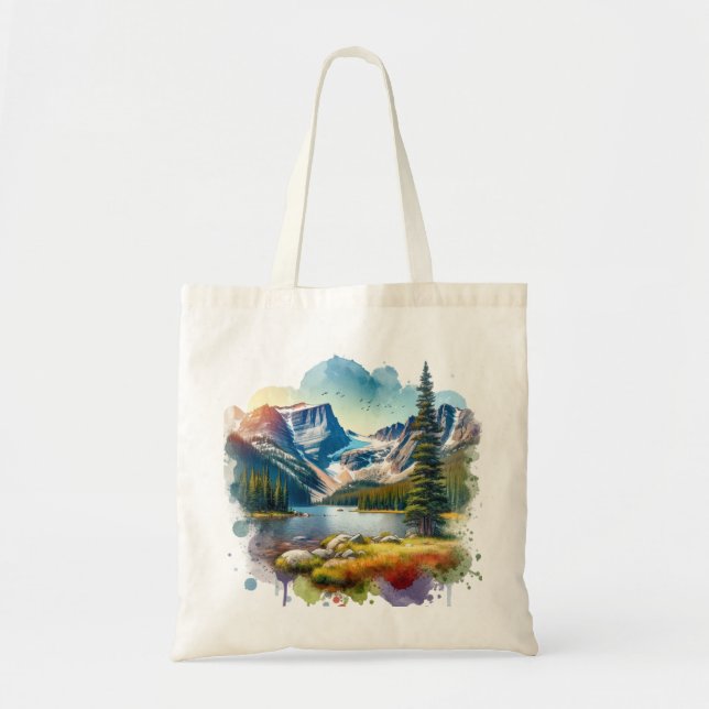 Rocky Mountain National Park Colorado Tote Bag (Front)