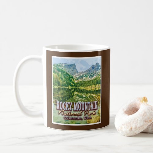 ROCKY MOUNTAIN NATIONAL PARK _ COLORADO USA COFFEE MUG