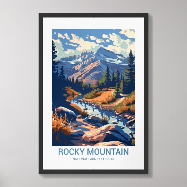 Rocky Mountain National Park Colorado USA  Framed Art (Framed Front)