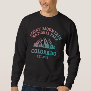 Rocky Mountain National Park Colorado USA Gradient Sweatshirt