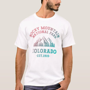 Rocky Mountain National Park Colorado USA Gradient T-Shirt