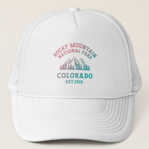 Rocky Mountain National Park Colorado USA Gradient Trucker Hat