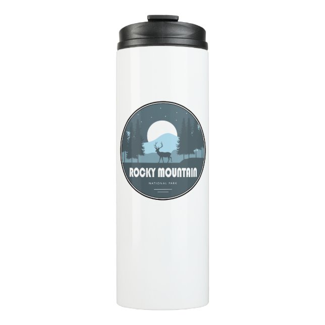 Rocky Mountain National Park Deer Thermal Tumbler (Front)