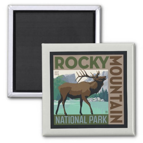 Rocky Mountain National Park  Elk Magnet