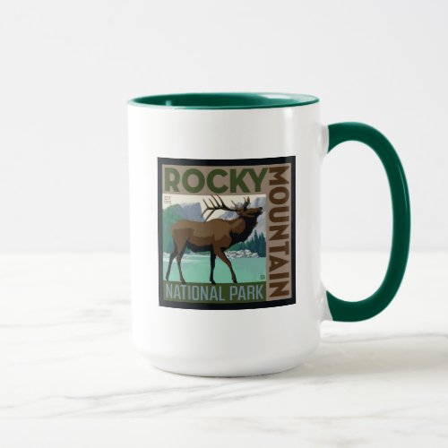 Rocky Mountain National Park  Elk Mug