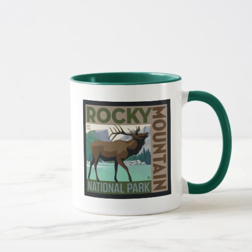 Rocky Mountain National Park  Elk Mug