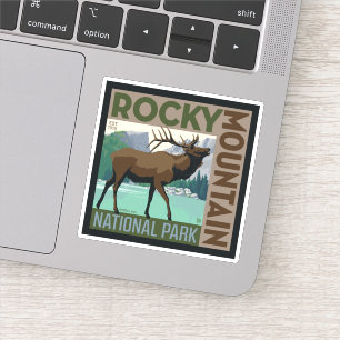 Rocky Mountain National Park Elk Sticker