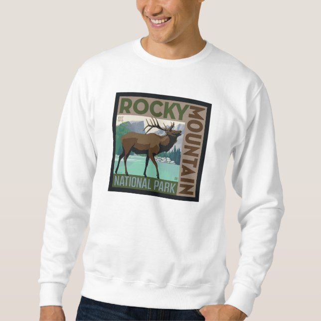 Rocky Mountain National Park | Elk Sweatshirt (Front)