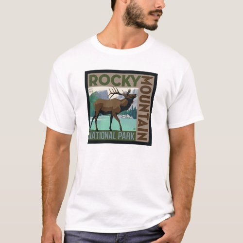 Rocky Mountain National Park  Elk T_Shirt