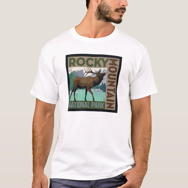 Rocky Mountain National Park | Elk T-Shirt (Front)