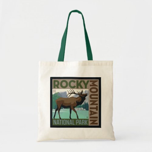 Rocky Mountain National Park  Elk Tote Bag