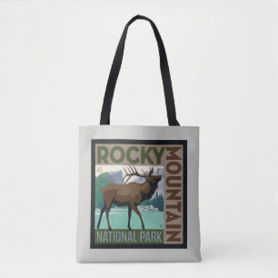 Rocky Mountain National Park Elk Tote Bag