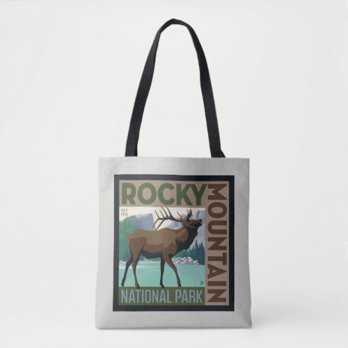 Rocky Mountain National Park  Elk Tote Bag