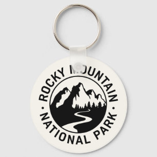 Rocky Mountain National Park Emblem Keychain