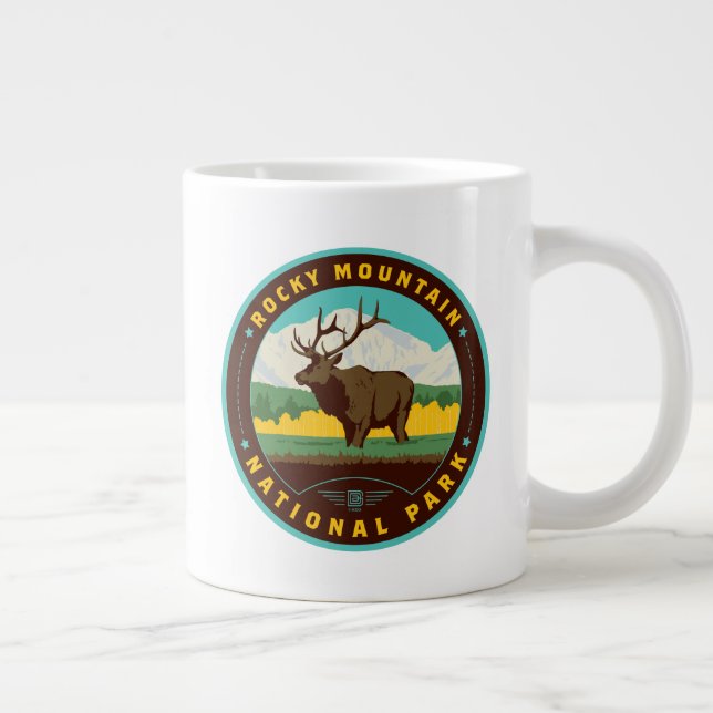 Rocky Mountain National Park Giant Coffee Mug (Right)