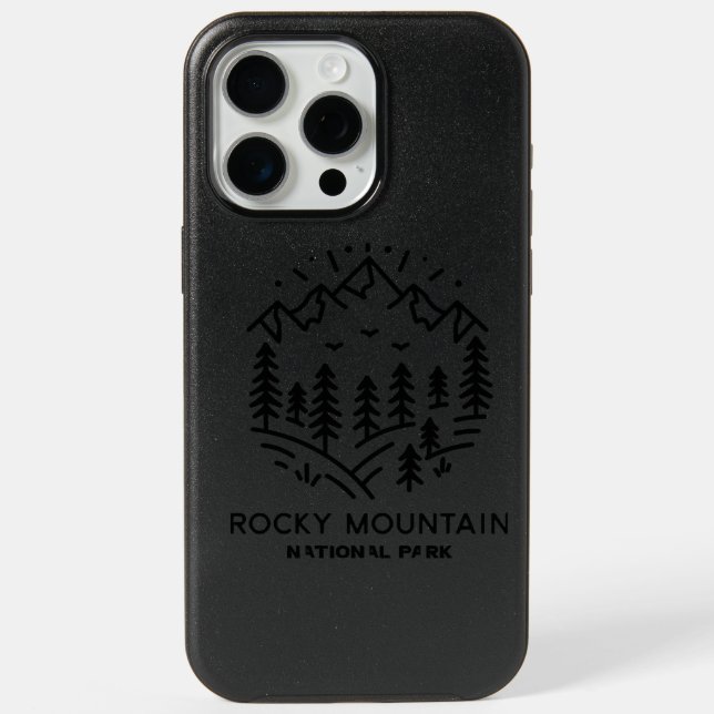 Rocky Mountain National Park  iPhone 15 Pro Max Case (Back)
