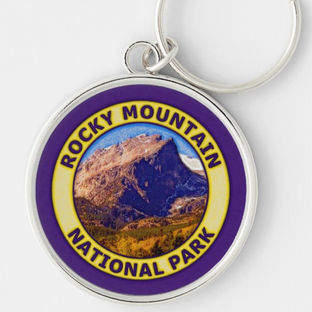 Rocky Mountain National Park Keychain (Front)