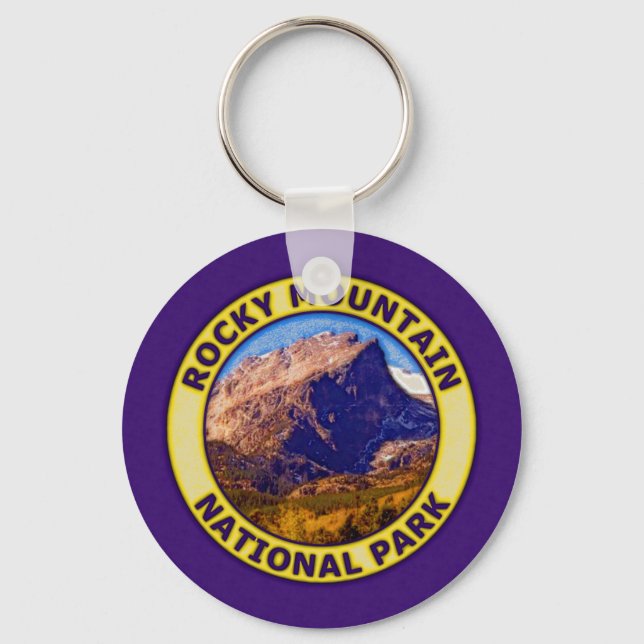Rocky Mountain National Park Keychain (Front)