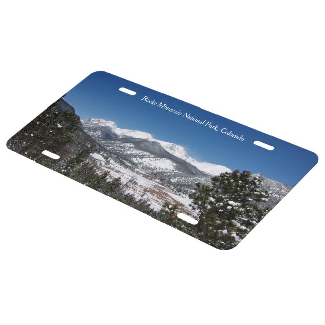 Rocky Mountain National Park license plate | Zazzle
