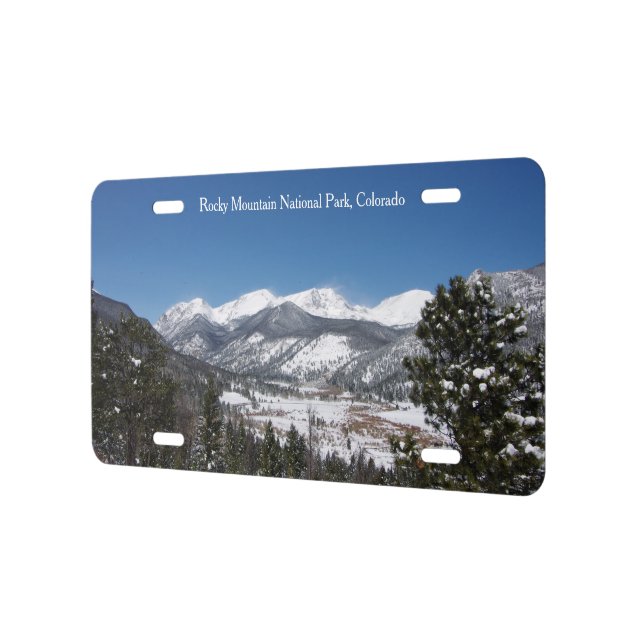Rocky Mountain National Park license plate | Zazzle