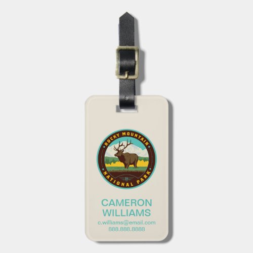 Rocky Mountain National Park Luggage Tag
