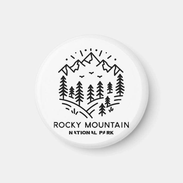 Rocky Mountain National Park  Magnet (Front)