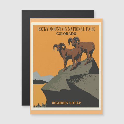 Rocky Mountain National Park Magnetic Card