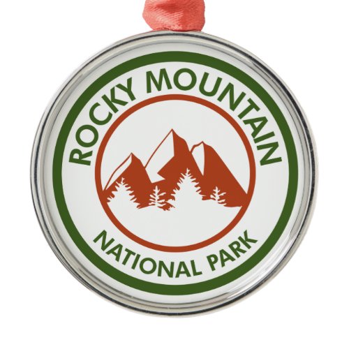 Rocky Mountain National Park Metal Ornament