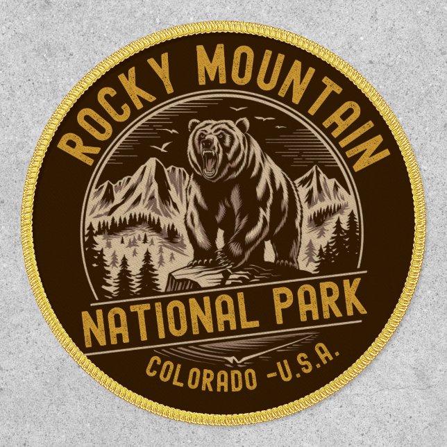 Rocky Mountain National Park Mountain Landscape Patch (Front)