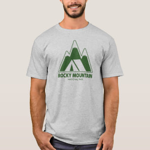 Rocky Mountain National Park Mountains Camping T-Shirt