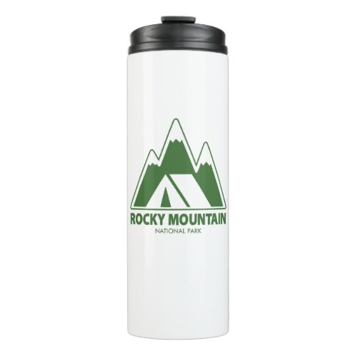 Rocky Mountain National Park Mountains Camping Thermal Tumbler