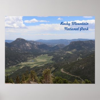 Rocky Mountain National Park On A Sunny Day Poster by Brookelorren at Zazzle