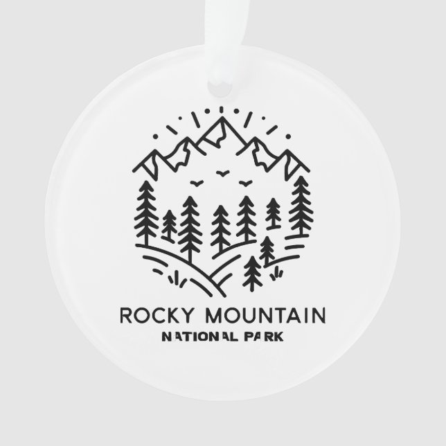 Rocky Mountain National Park  Ornament (Front)