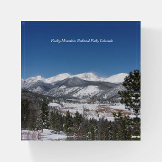 Rocky Mountain National Park paperweight