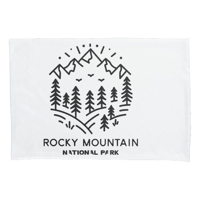 Rocky Mountain National Park  Pillow Case (Front)