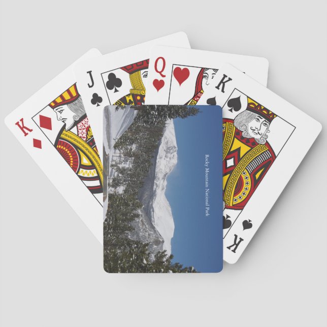 Rocky Mountain National Park playing cards (Back)
