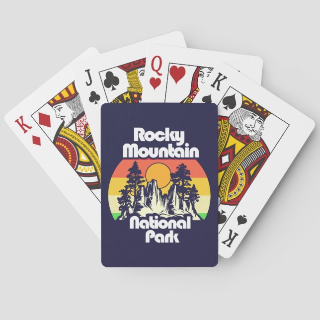 Rocky Mountain National Park Poker Cards (Back)