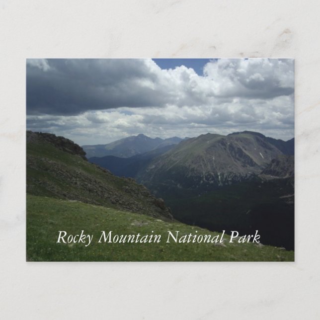 Rocky Mountain National Park Postcard (Front)