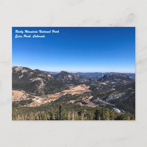 Rocky Mountain National Park Postcard