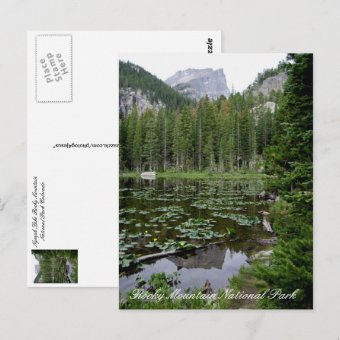 Rocky Mountain National Park Postcard | Zazzle